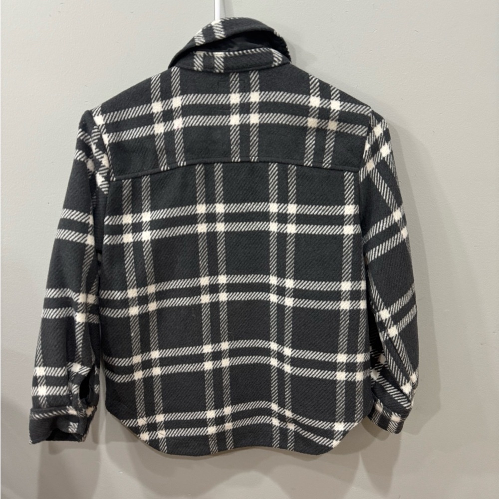 Girls Plaid Button Up
